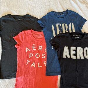 Aeropostale Tees - Black, Blue, and Red